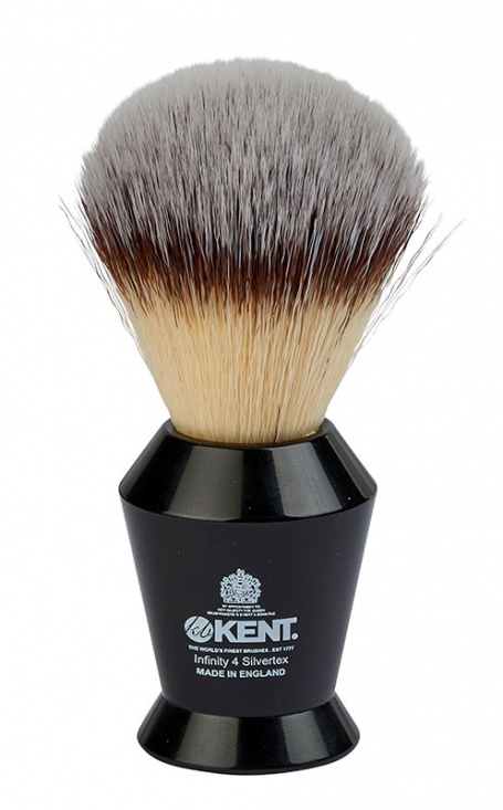 Infinity Silvertex Synthetic Shaving Brush Black