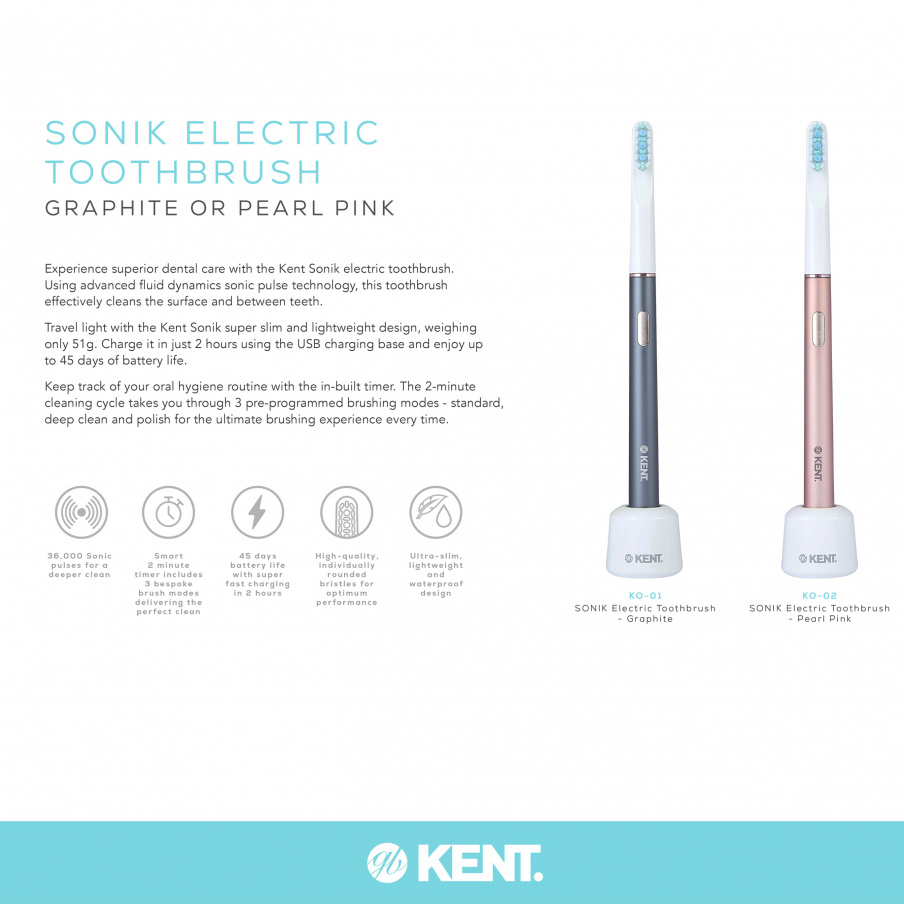 SONIK Electric Toothbrush - Graphite