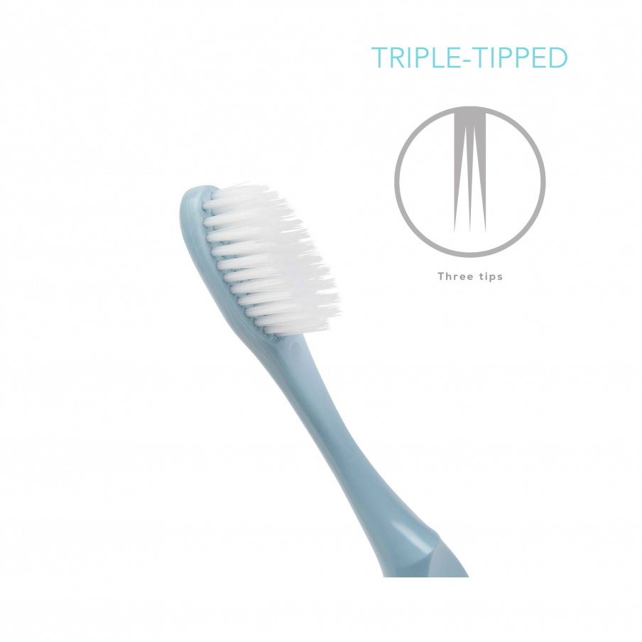 SMILE Super Soft Silver Infused Toothbrush in Blue