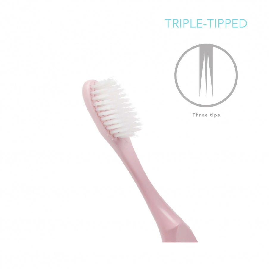 SMILE Super Soft Silver Infused Toothbrush in Pink