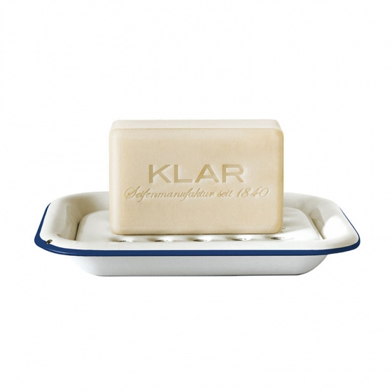 Klars Soap Dish White/blue