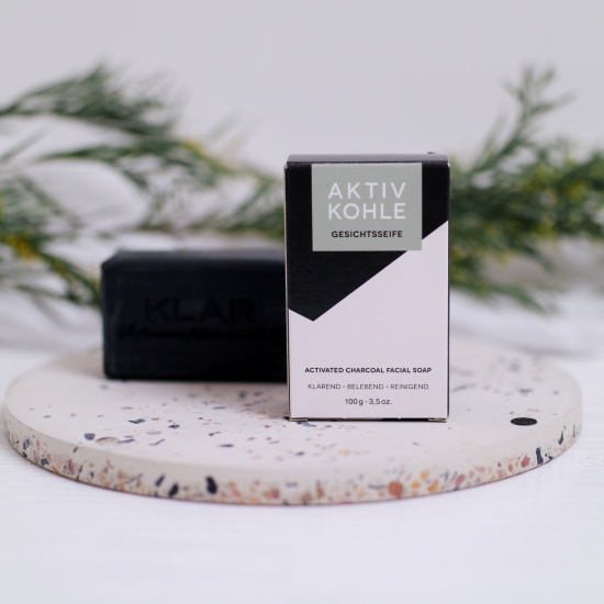 Klars Coal Soap Palm Oil-free