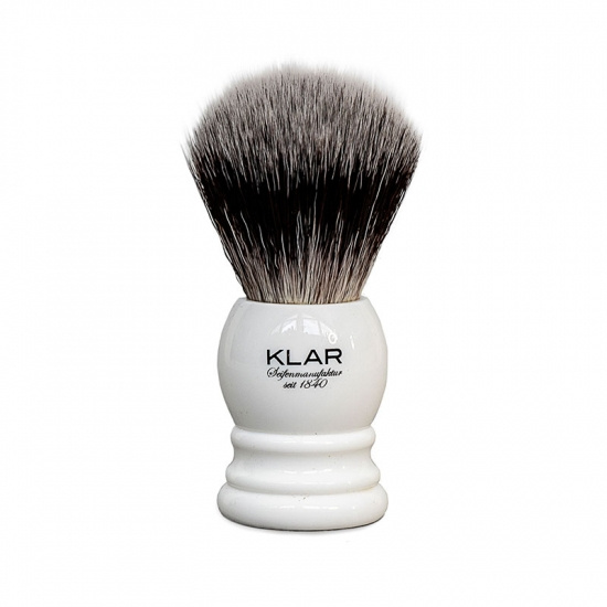 Klars Shaving Brush White (synthetic Hair)