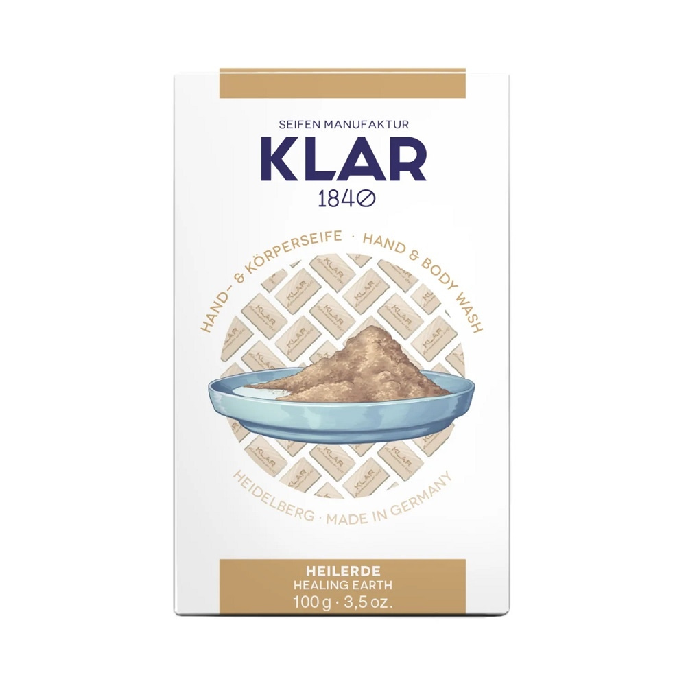 Klars Healing Earth Soap Palm Oil-free