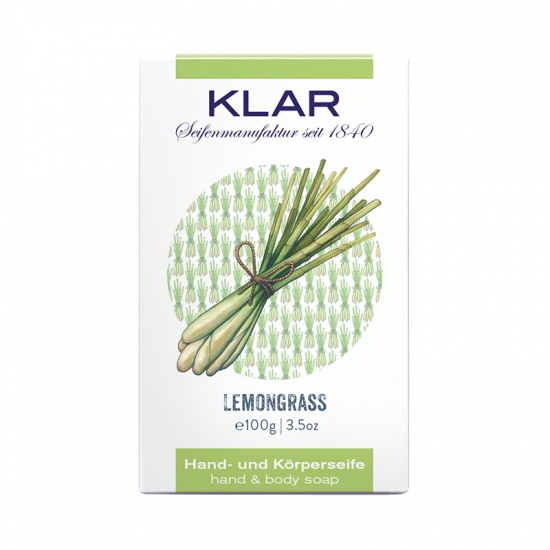 Klars Lemongrass Soap Palm Oil-free