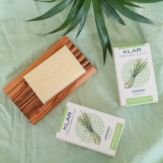 Klars Lemongrass Soap Palm Oil-free