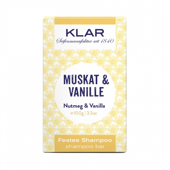 Klars Shampoo Bar Nutmeg & Vanilla