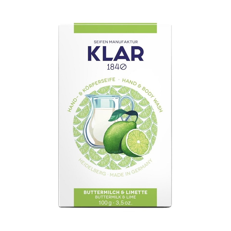 Klars Buttermilk & Lime Soap Palm Oil-free