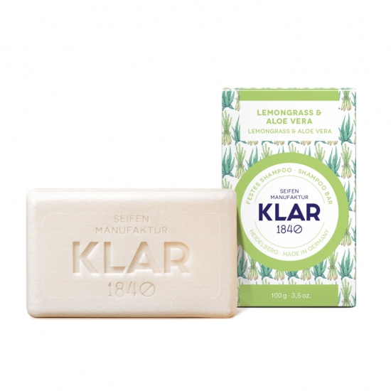 Klars Shampoo Bar Lemongrass & Aloe Vera