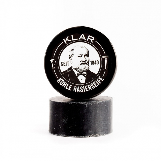 Klars Shaving Soap Coal Palm Oil-free