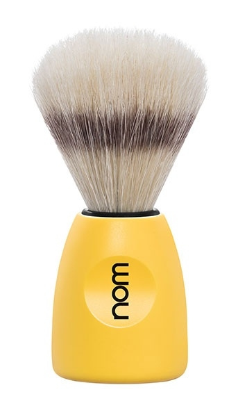 Lasse Shaving Brush, Pure Bristle, Handle Material Plastic Lemon