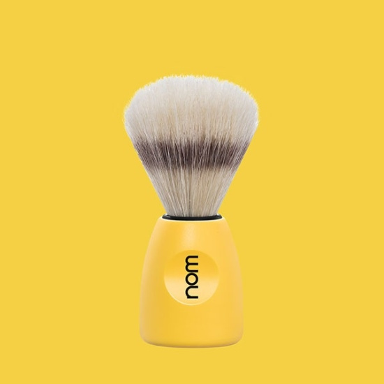 Lasse Shaving Brush, Pure Bristle, Handle Material Plastic Lemon