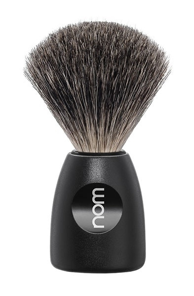 Lasse Shaving Brush, Pure Badger, Handle Material Plastic Black