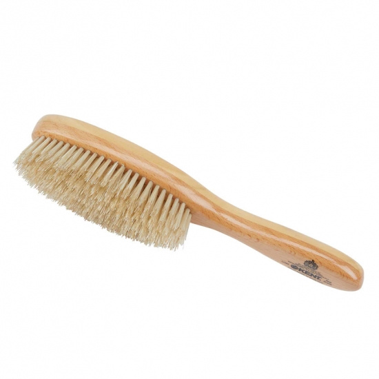 Handmade Satinwood Pure White Bristle Oval Brush