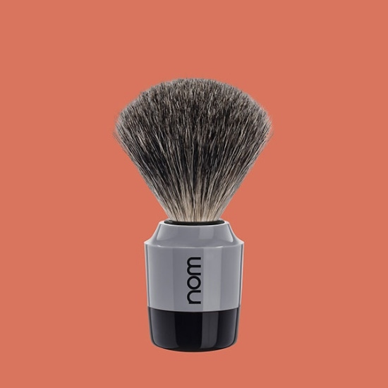 Marten Shaving Brush, Pure Badger, Handle Material Plastic Black/creme