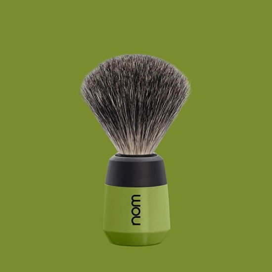 Max Shaving Brush, Pure Badger, Handle Material Plastic Olive