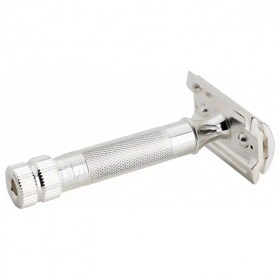 De Razor 34s Silver Plated, Set In Plastic Case (3000) Including 10 Blades