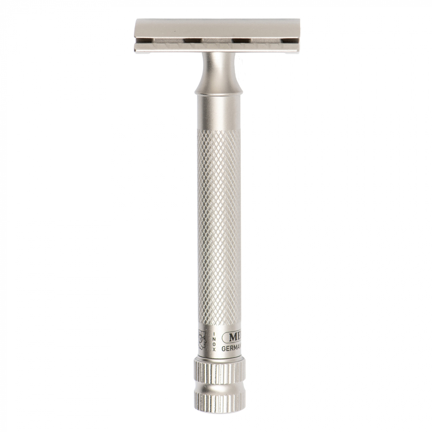 De Razor, 34 Inox Xl, Straight Comb, Long Handle, Satin-finished