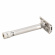De Razor, 34 Inox Xl, Straight Comb, Long Handle, Satin-finished De Razor, 34 Inox Xl, Straight Comb, Long Handle, Satin-finished