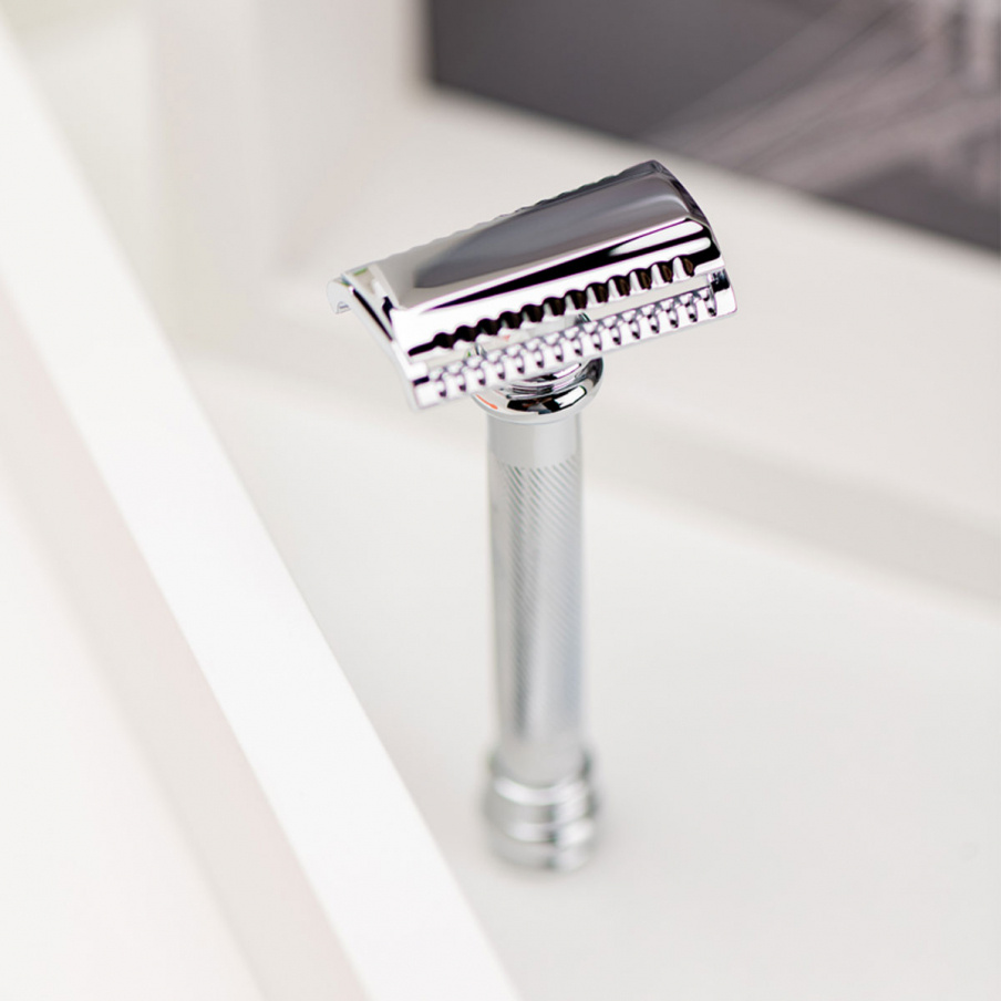Safety Razor 39C Slant Bar Barberpole