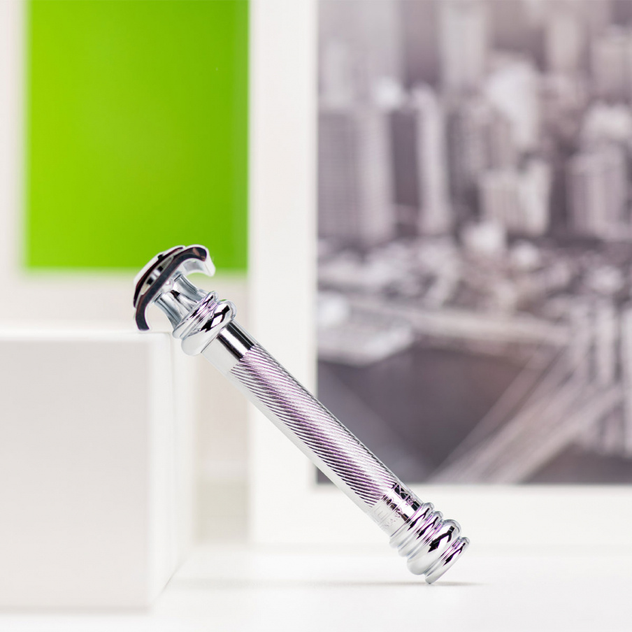Safety Razor 39C Slant Bar Barberpole