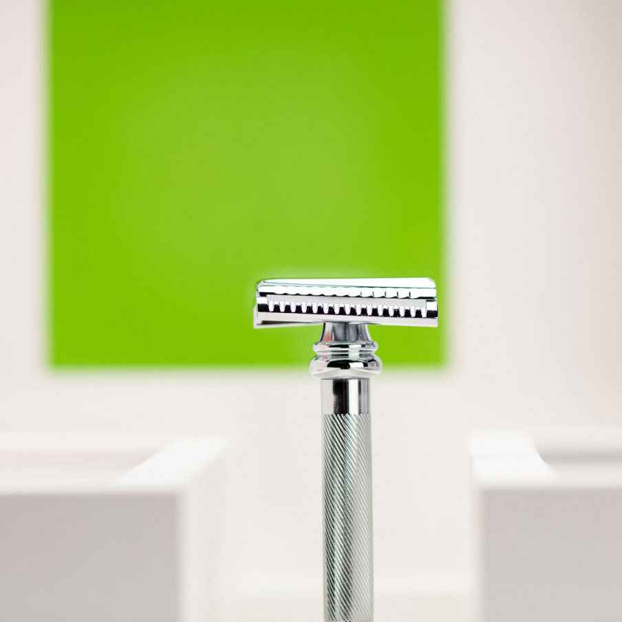 Safety Razor 39C Slant Bar Barberpole