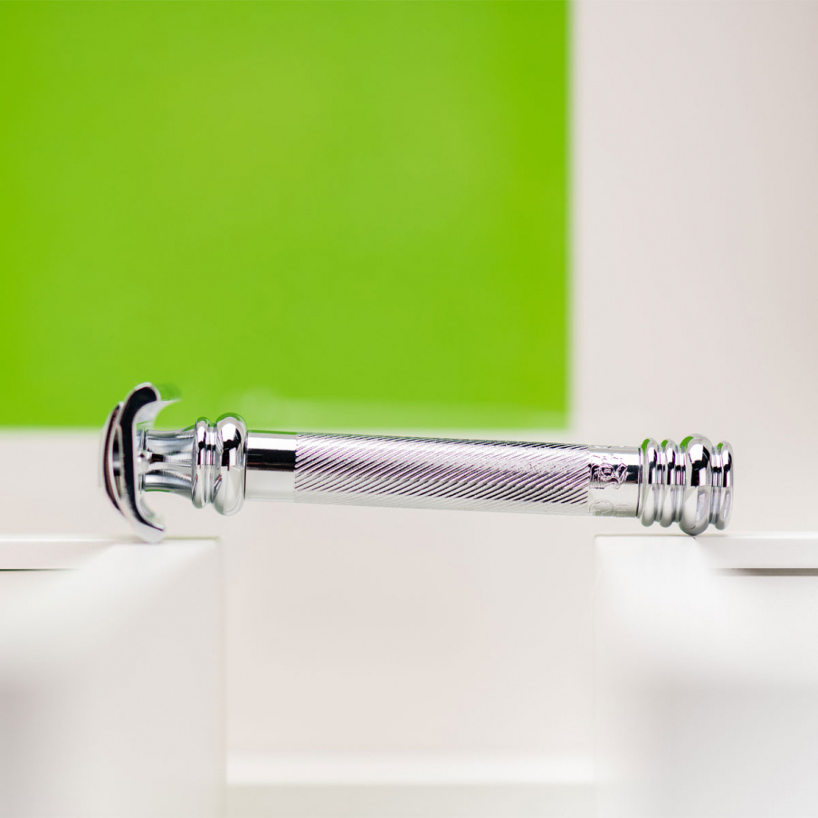 Safety Razor 39C Slant Bar Barberpole