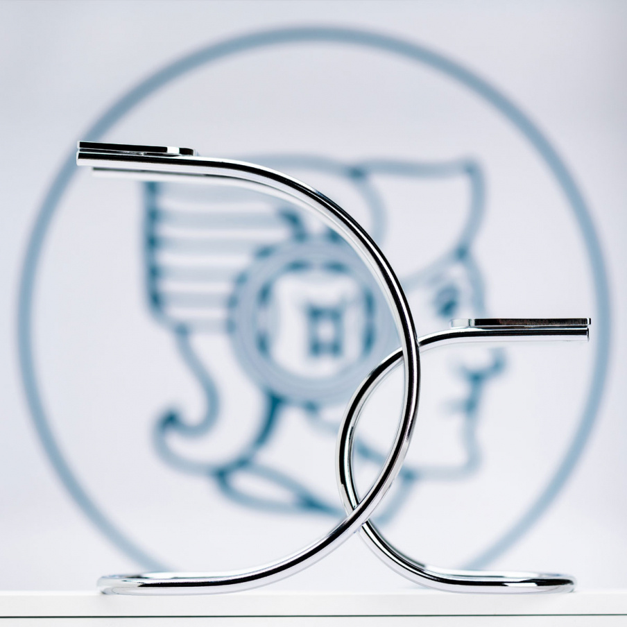 Chrome Razor and Brush Stand 4002