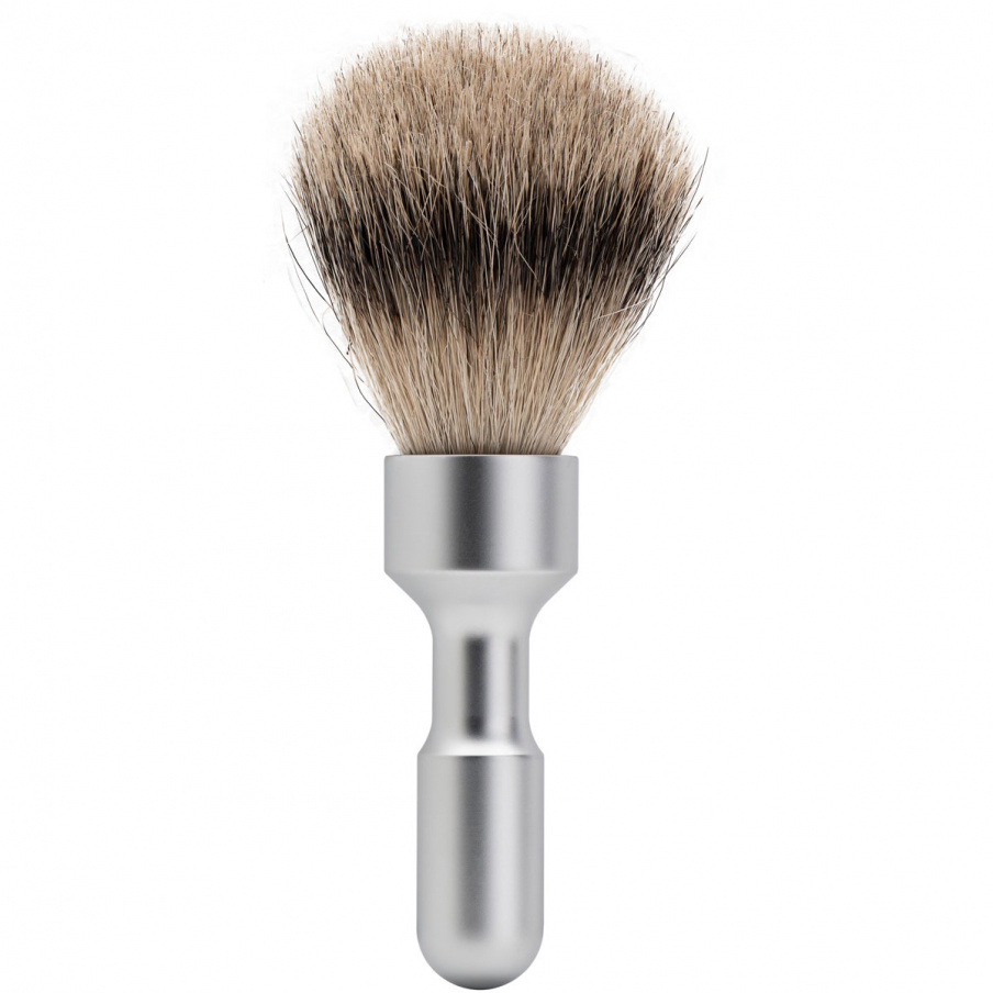Merkur Futur Shaving Set 750002 - Silvertip Badger