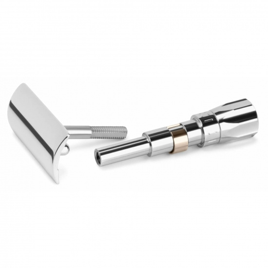 Top Plate + Metal Knob Bright Chrome, Razor 50