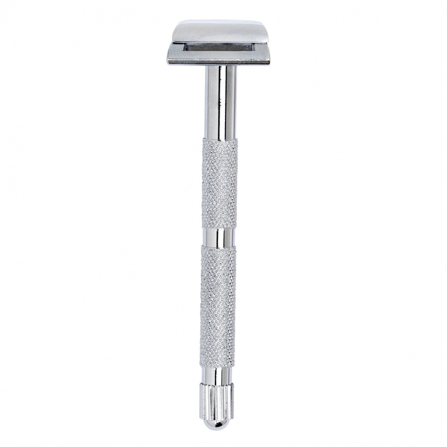 Beard and Moustache Razor Chrome