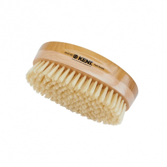 Handmade Satinwood Military Style Pure White Soft Bristle Brush