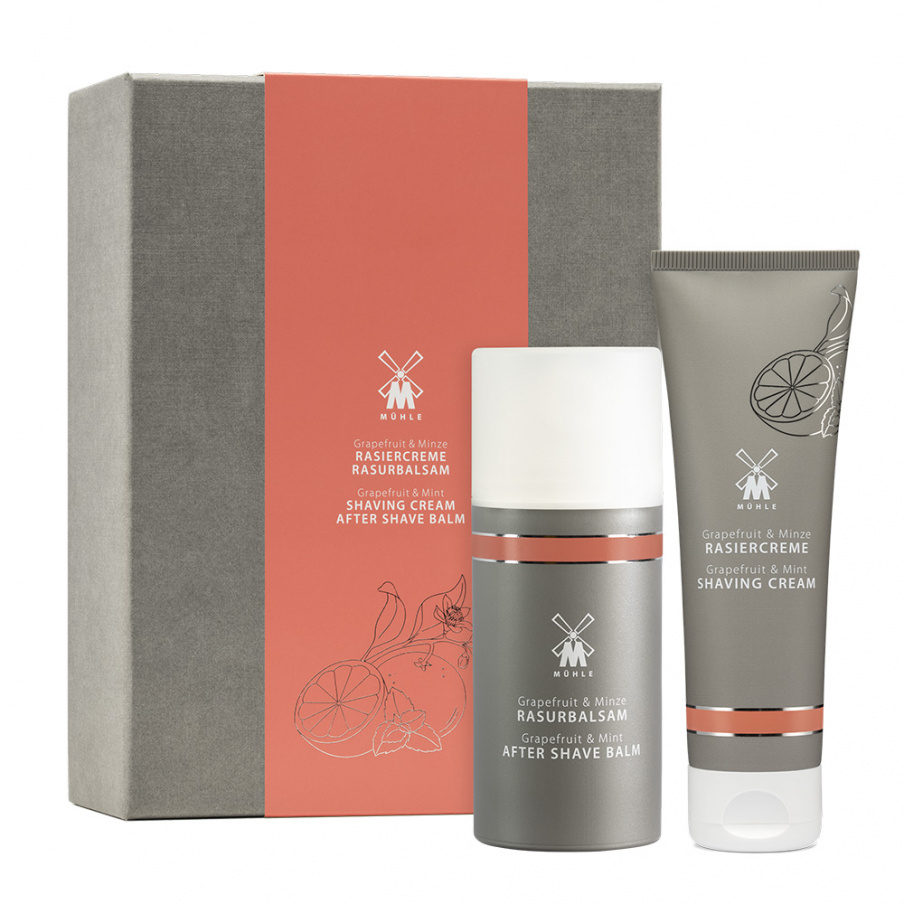 Grapefruit Mint Shaving Care Set