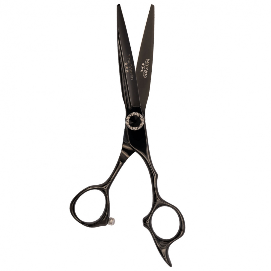 The Merlin Black Titanium 6.0 Scissors - 440C Pro