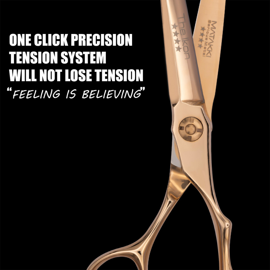 Ikon Rose Gold 6.0 Four Star Cutting Scissors
