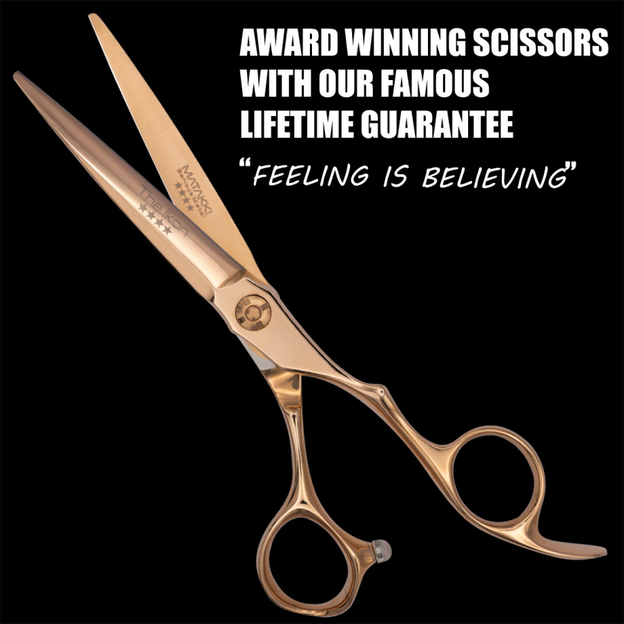Ikon Rose Gold 6.0 Four Star Cutting Scissors