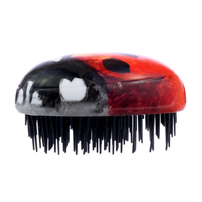 Pebble Detangling Ladybug Brush