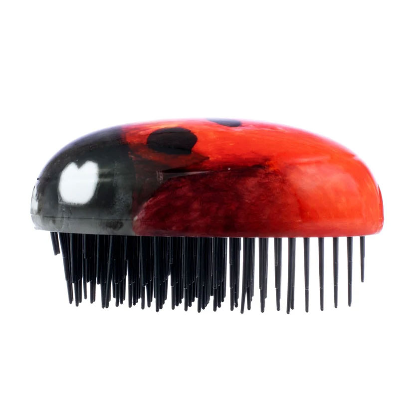 Pebble Detangling Ladybug Brush