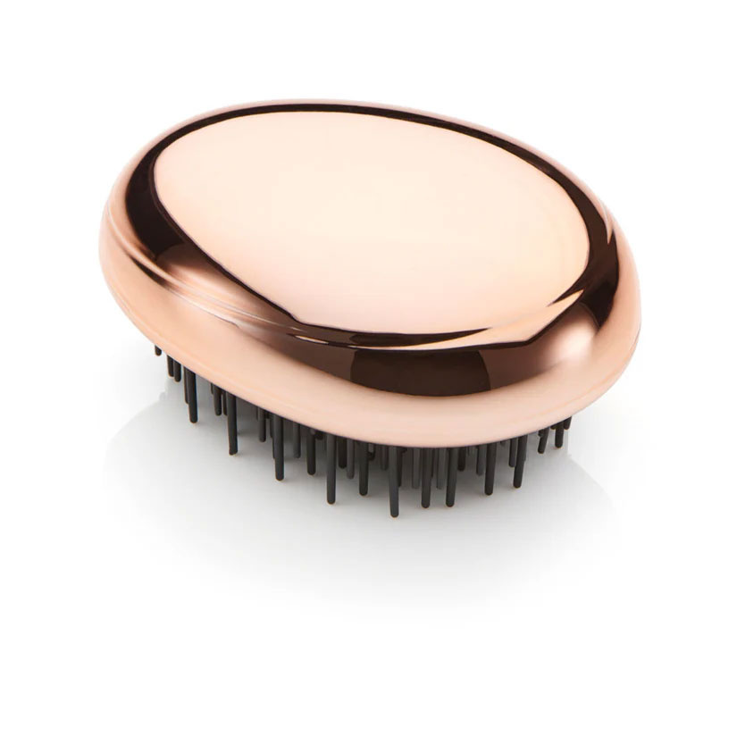 Pebble Detangling Brush in Rose Gold