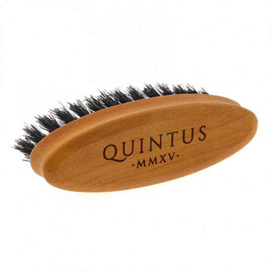 Small Beard Brush Pearwood - Soft Natural Bristles