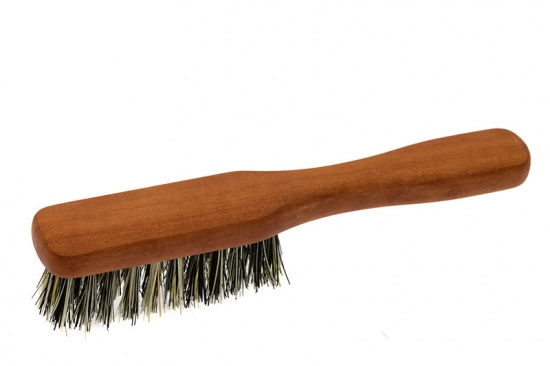 Small Vegan Beard Brush With Handle - Tampico Fibers