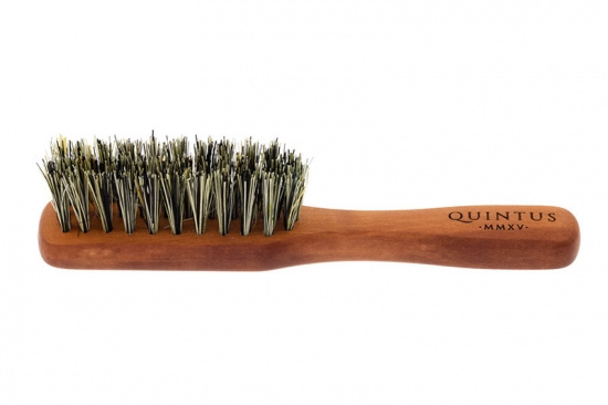 Small Vegan Beard Brush With Handle - Tampico Fibers