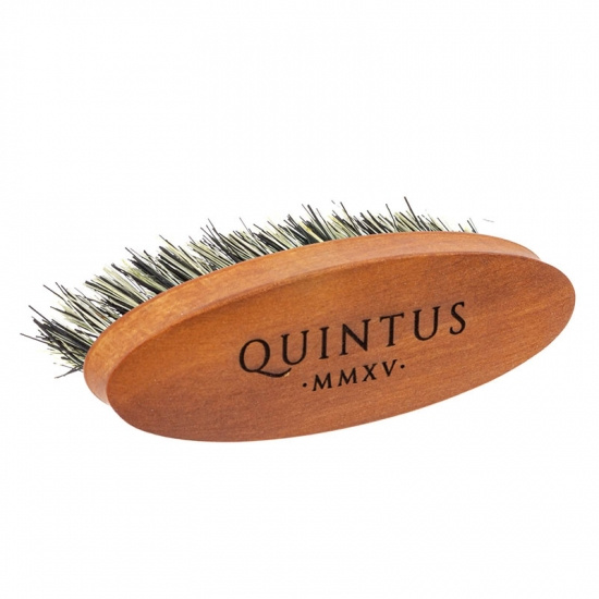 Small Vegan Beard Brush Pearwood - Tampico Fibers