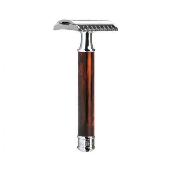 Traditional Safety Razor Open Comb High-grade Resin, Tortoiseshell