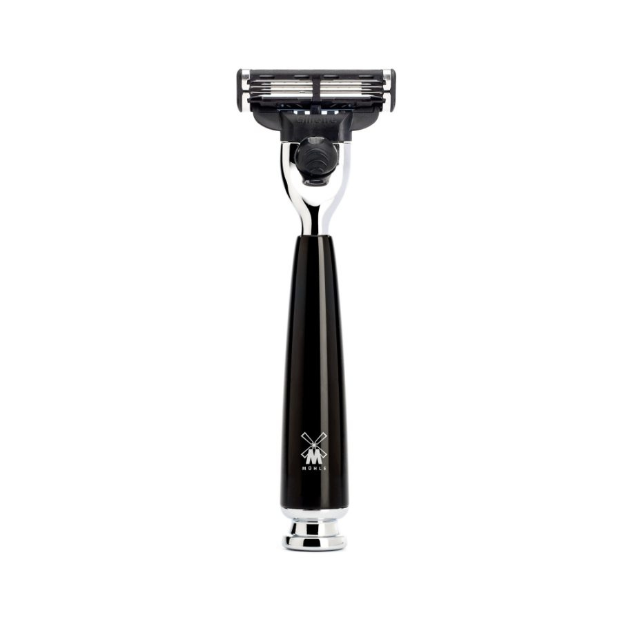 RYTMO 3-blade razor High-grade resin black Mach3