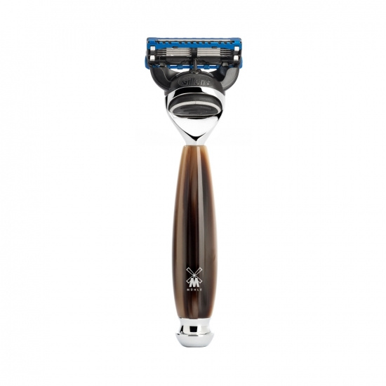 Vivo 5-blade Razor High-grade Resin, Horn Brown Fusiona
