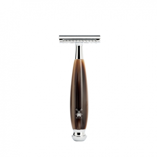 Vivo Safety Razor High-grade Resin, Horn Brown Closed Comb