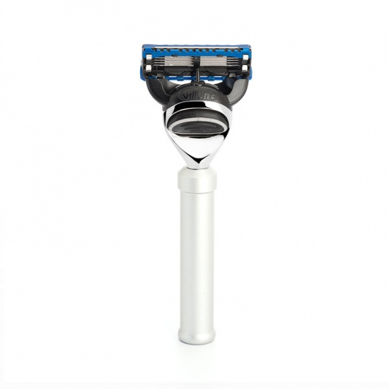 Travel 5-blade Razor, Gillettea Fusiona, Handle Made Of Anodised Aluminium, s