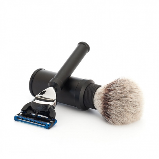 Travel 5-blade Razor, Gillettea Fusiona, Handle Made Of Anodised Aluminium, b