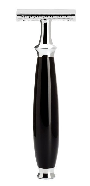 Purist Safety Razor Closed Comb High-grade Resin, Black